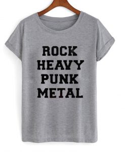 rock heavy punk metal tshirt