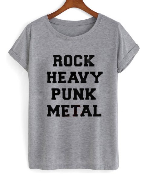 rock heavy punk metal tshirt