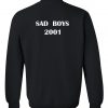 sad boys sweatshirt back
