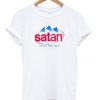 satan natural hand water tshirt