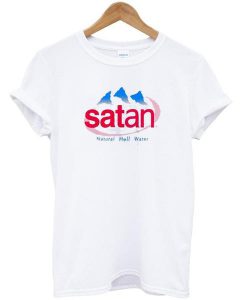 satan natural hand water tshirt