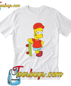 simpsons skateboard t shirt