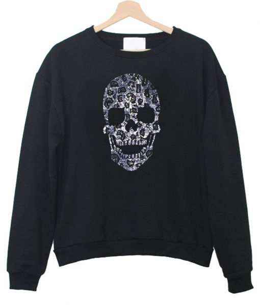 skull head sweatshirt