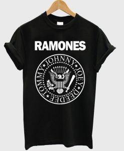 the ramones logo tshirt