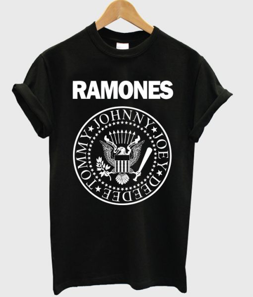 the ramones logo tshirt