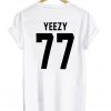 yeezy 77 tshirt back