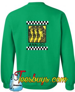 Analog Checkered Sweatshirt Back