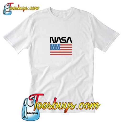 Nasa Usa Flag T-shirt