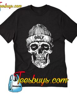 Black Skull Obey T Shirt