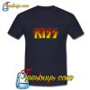 Kiss Font T Shirt