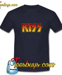 Kiss Font T Shirt