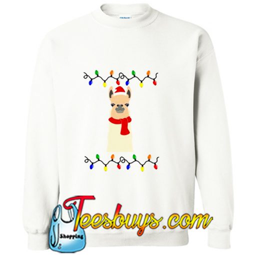 Llama Ugly Christmas Sweatshirt