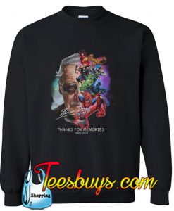 Official Stan Lee Father Of Marvel Sweatshirt