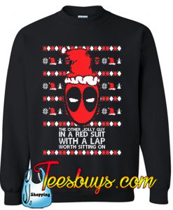 OnCoast Funny Deadpool Ugly Christmas Sweatshirt