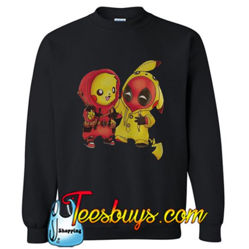Ryan Reynolds Pikachu Deadpool Sweatshirt