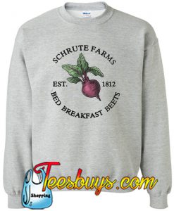 Schrute Farms Est 1812 Bed Breakfast Birteets Sweatshirt