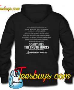You cirde our game on the schedule Back Hoodie