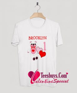 1st Birthday Sweet Teddy Bear Valentine's Day Baby T-Shirt Pj