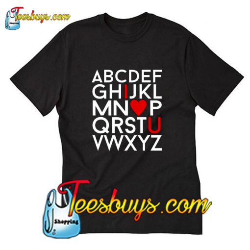 ABC I Love You T-Shirt Pj