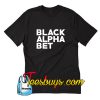 BLACK ALPHABET HERO T-Shirt Pj