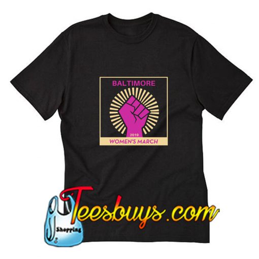 Baltimore Women's March T-Shirt Pj