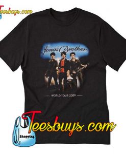 Black Jonas Brothers World Tour T-Shirt Pj