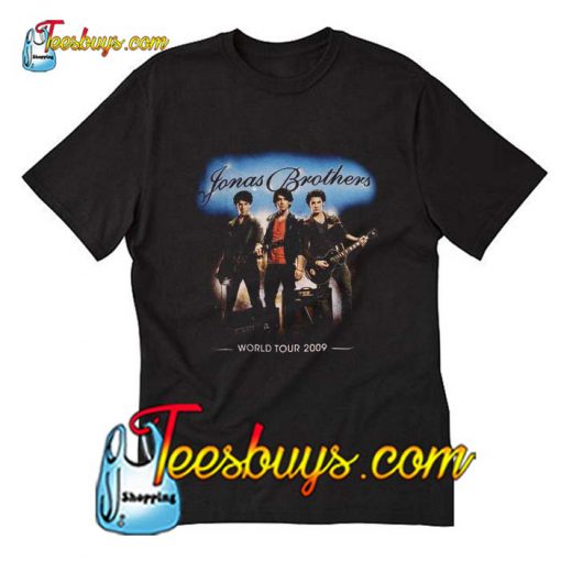 Black Jonas Brothers World Tour T-Shirt Pj