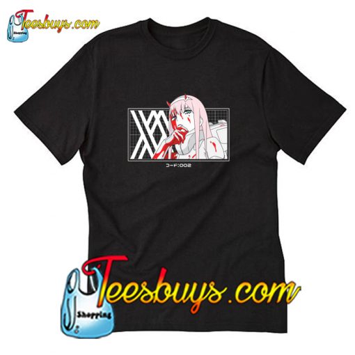 Bloody Zero Two from Darling in the Franxx T-Shirt Pj