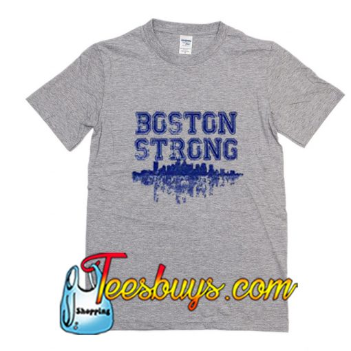 Boston Strong Distressed T-Shirt Pj