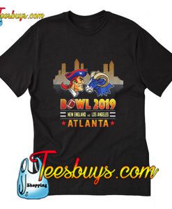 Bowl 2019 New England Patriots vs Los Angeles T-Shirt Pj