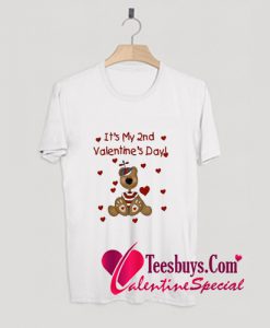 Boy Bear 2nd Valentine Day Baby T-Shirt Pj