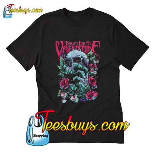 Bullet For My Valentine Red Eye Skull T-Shirt Pj