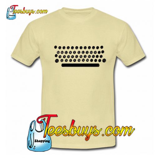 Cool Typewriter T-Shirt Pj