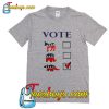 Dinosaur Vote Trending T-Shirt Pj