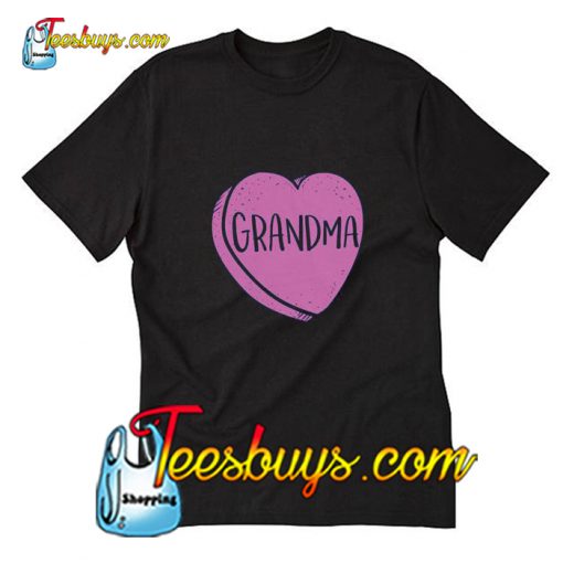 GRANDMA CANDY HEART T-Shirt Pj