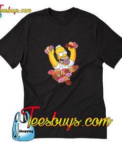 Homer Simpson Donut T-Shirt Pj