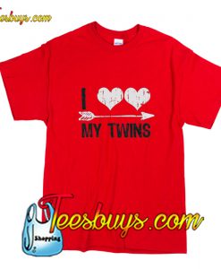I Heart My Twins T-Shirt Pj