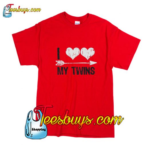 I Heart My Twins T-Shirt Pj