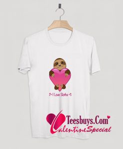 I Love Sloths T-Shirt Pj
