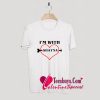 Im With Shayna Arrow Through Heart Valentines T-Shirt Pj