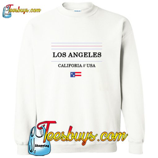 Los Angeles California Usa Sweatshirt Pj