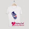 Love Grenade Funny Heart Valentine's T-Shirt Pj