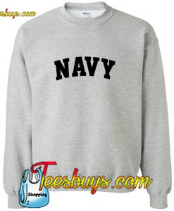 Navy Font Sweatshirt Pj