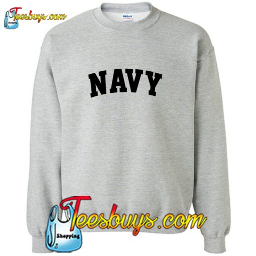 Navy Font Sweatshirt Pj