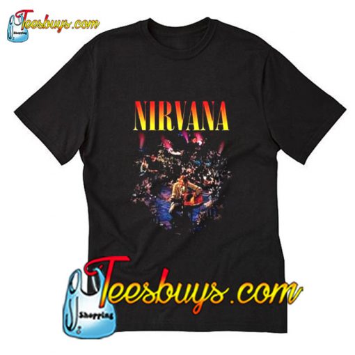 Nirvana Live Concert Photo T-Shirt Pj