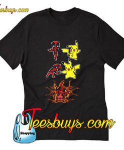 Pikapool Deadpool and Pikachu Fusion T-Shirt Pj