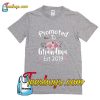 Promoted to Grandma Est 2019 Flower Trending T-Shirt Pj