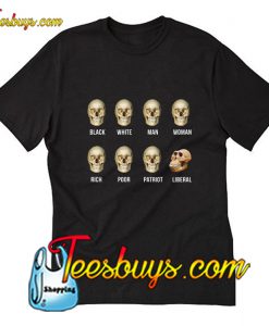 Rick Poor Pariot Liberal skull T-Shirt Pj