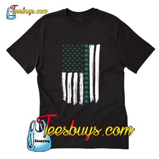 SHAMROCK AMERICAN FLAG T-Shirt Pj