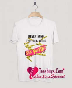 Sex Pistols Never Mind The Bollocks Track List T-Shirt Pj